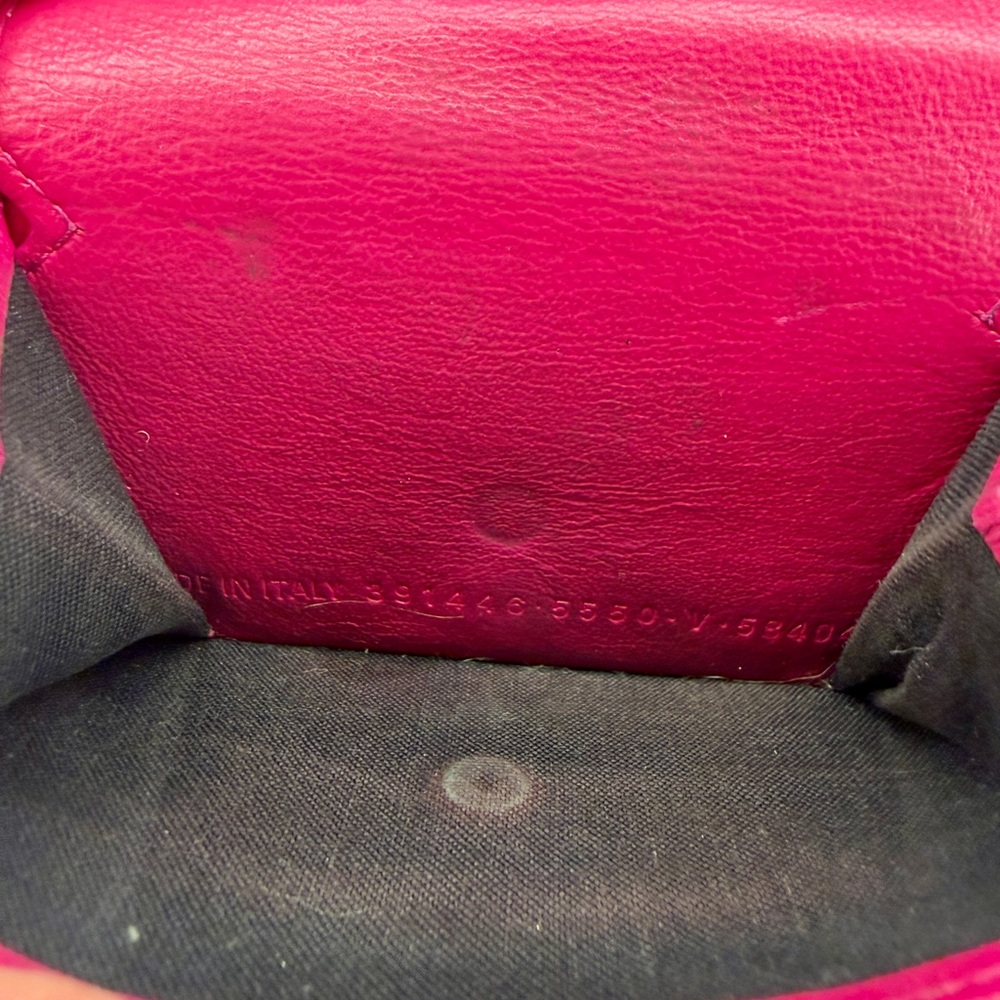 Balenciaga Pink Leather Compact Tri-Fold Wallet – Full Inclusion - Picture 7 of 11